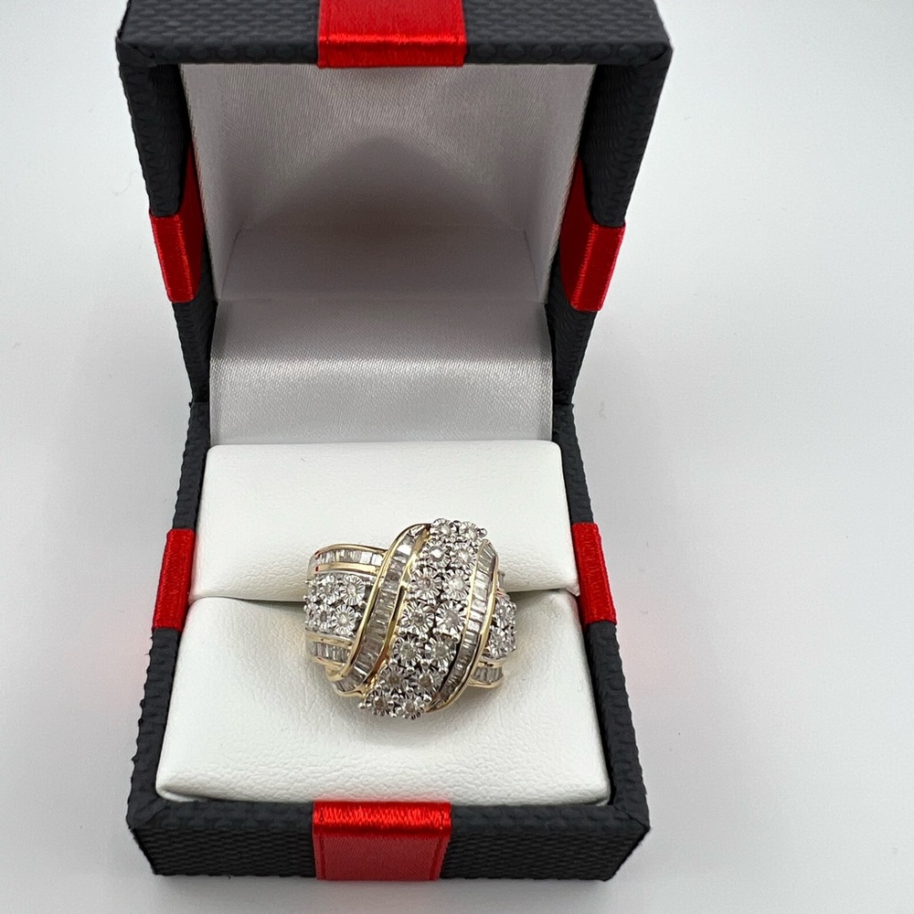 1 CT TW mined diamond ring